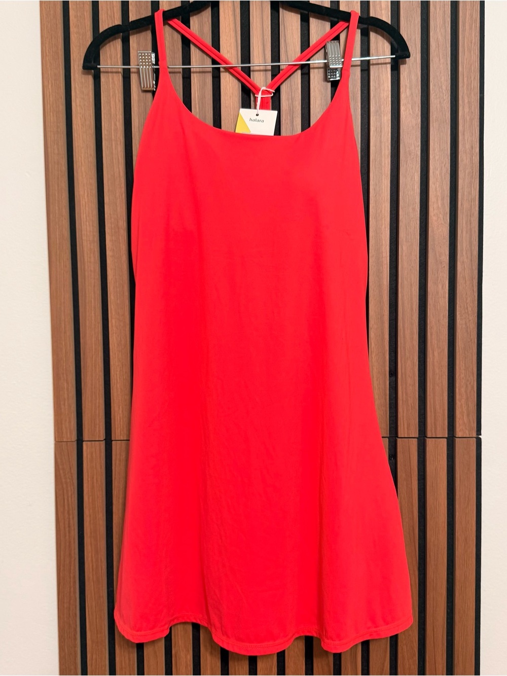 NWT Harala Red Strappy Romper Dress